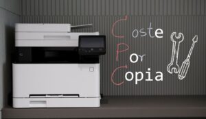 Coste por copia