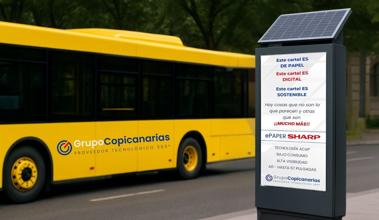 Paneles publicitarios digitales que parecen impresos... ¡pero no!